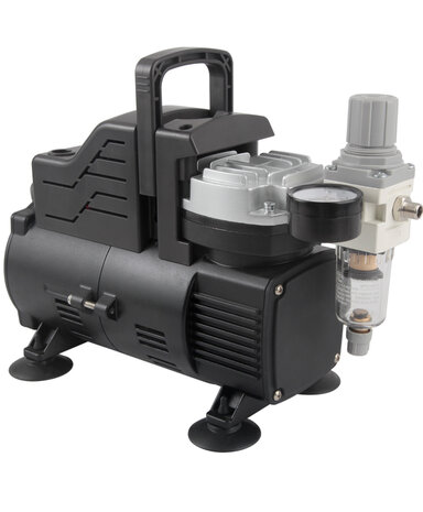 Airgoo Premie Aibrush-compressor met supermacht dubbele koelventilatoren AG-430