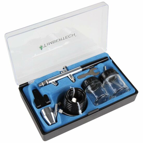 Timbertech Mini Airbrush Compressor, High-performance Single